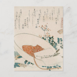 Myriad Grasses Muschel von Hokusai Postkarte