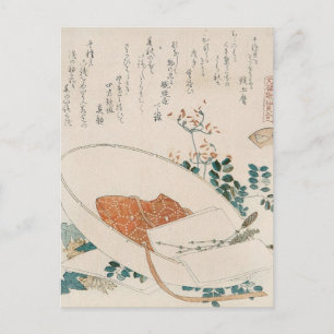 Myriad Grasses Muschel von Hokusai Postkarte