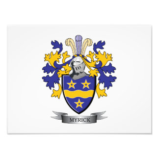Myrick-Familienwappen-Wappen Fotodruck