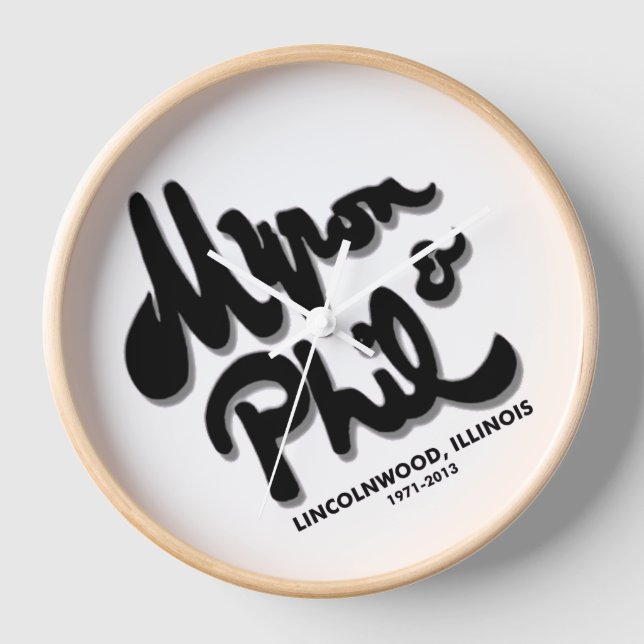 Myron and Phil's Steak House, Lincolnwood, IL Uhr (Vorderseite)