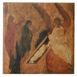 Myrrh tragende Frauen Keramikfliese