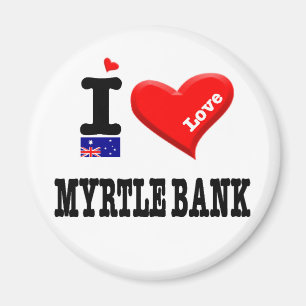 MYRTLE BANK - I-Liebe Magnet