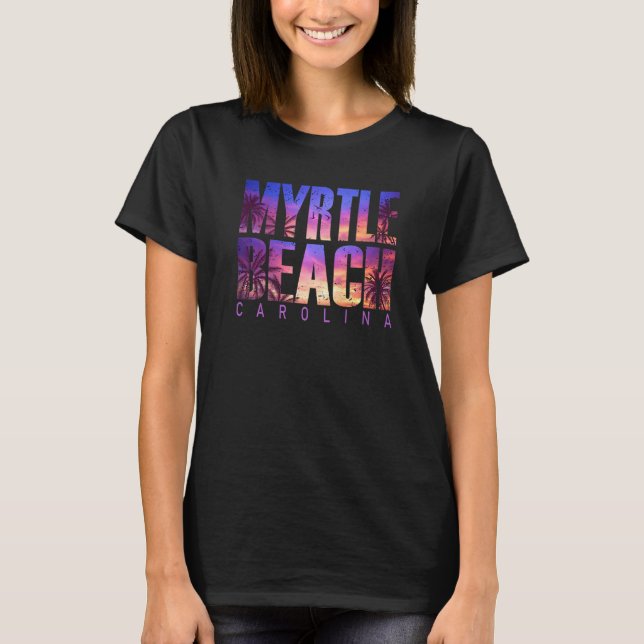 Myrtle Beach Carolina Summer Vacation Matching Fam T-Shirt (Vorderseite)