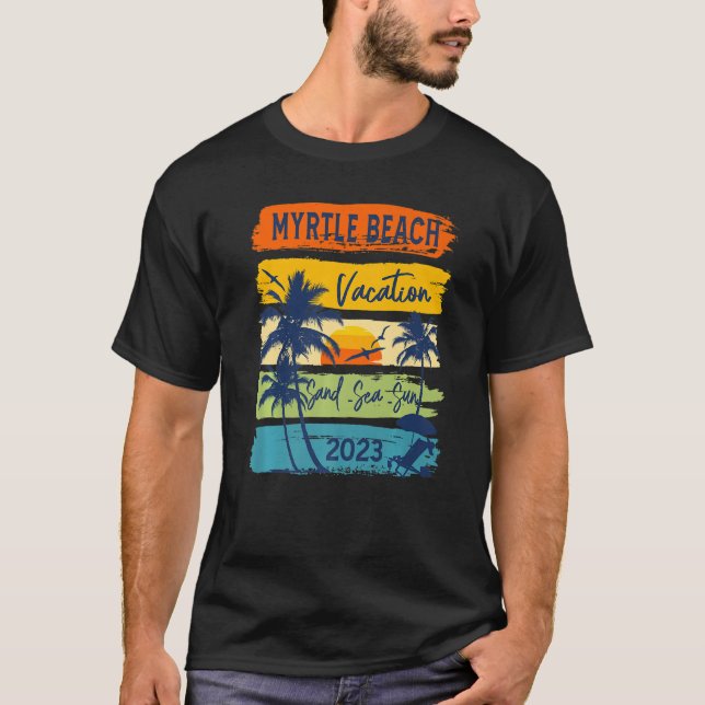 Myrtle Beach Carolina Vacation 2023 Family Group S T-Shirt (Vorderseite)