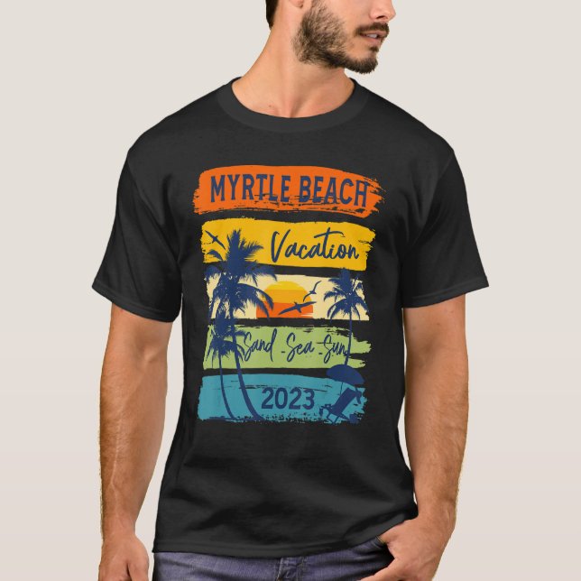 Myrtle Beach Carolina Vacation 2023 Family Group S T-Shirt (Vorderseite)