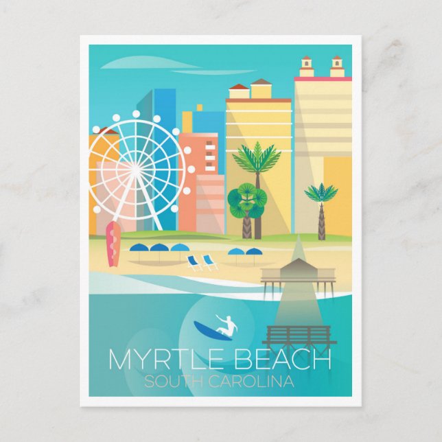 Myrtle Beach, Caroline du Sud Carte postale (Devant)