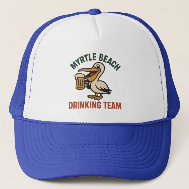 Myrtle Beach Drink Team Truckerkappe (Vorderseite)
