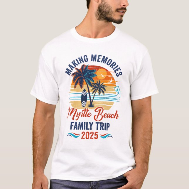 Myrtle Beach Family Vacation 2025 Erinnerungen mac T-Shirt (Vorderseite)