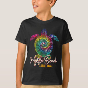 Myrtle Beach Gefärbte Krawatte Sea Turtle Carolina T-Shirt