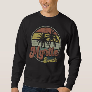 Myrtle Beach Palmetto Baum South Carolina Urlaub Sweatshirt