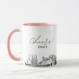 Myrtle Beach Personalisierte Hochzeitscoffee-Tasse Tasse