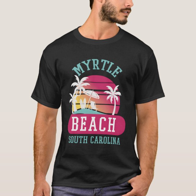 Myrtle Beach S SC Strände T-Shirt (Vorderseite)