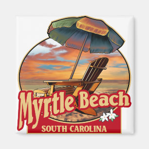 Myrtle Beach SC Beach Scanddesign Magnet