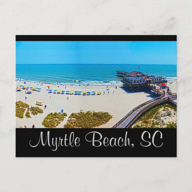 Myrtle Beach SC Postkarte (Vorderseite)