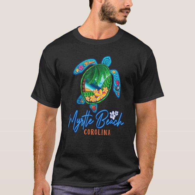 Myrtle Beach Sea Turtle Carolina Vacation Family T T-Shirt (Vorderseite)