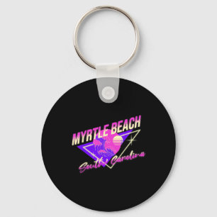 Myrtle Beach South Carolina 80er Retro Sc Urlaub  Schlüsselanhänger