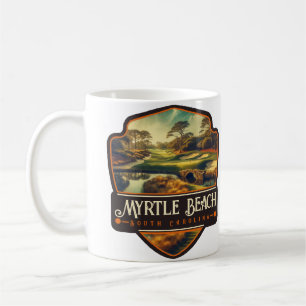 Myrtle Beach, South Carolina Antik Kaffeetasse