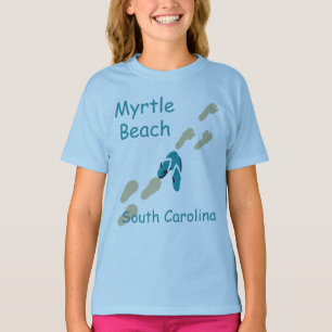Myrtle Beach, South Carolina Flip Flops T - Shirt