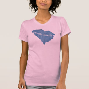 Myrtle Beach South Carolina Holzkörner T-Shirt