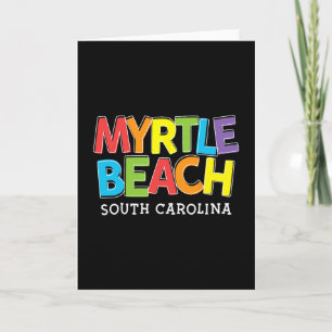 Myrtle Beach South Carolina Jungen Mädchen Kinder  Karte