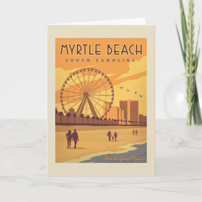 Myrtle Beach | South Carolina Karte (Vorderseite)