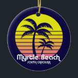 Myrtle Beach, South Carolina Keramik Ornament<br><div class="desc">Myrtle Beach, South Carolina</div>