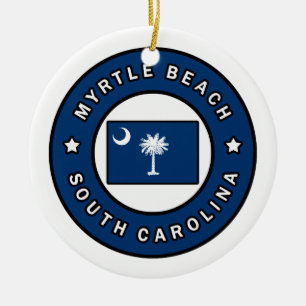 Myrtle Beach South Carolina Keramik Ornament
