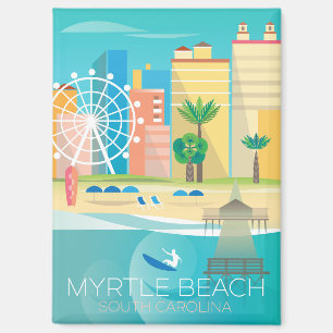 Myrtle Beach, South Carolina Kühlschrank Magnet
