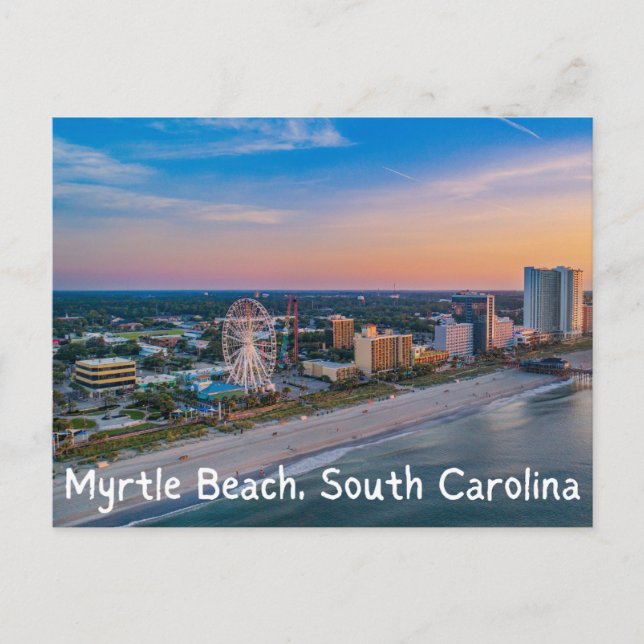 Myrtle Beach South Carolina Postcard Travel Postkarte (Vorderseite)