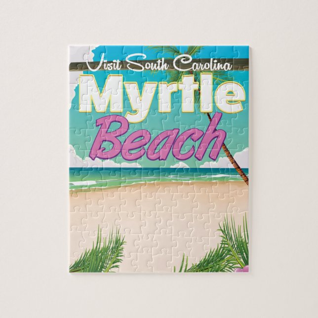 Myrtle Beach South Carolina Reiseplakat (Vertikal)
