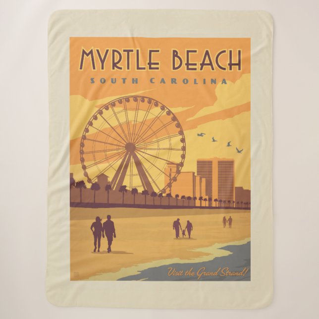 Myrtle Beach | South Carolina Sherpadecke (Vorderseite)