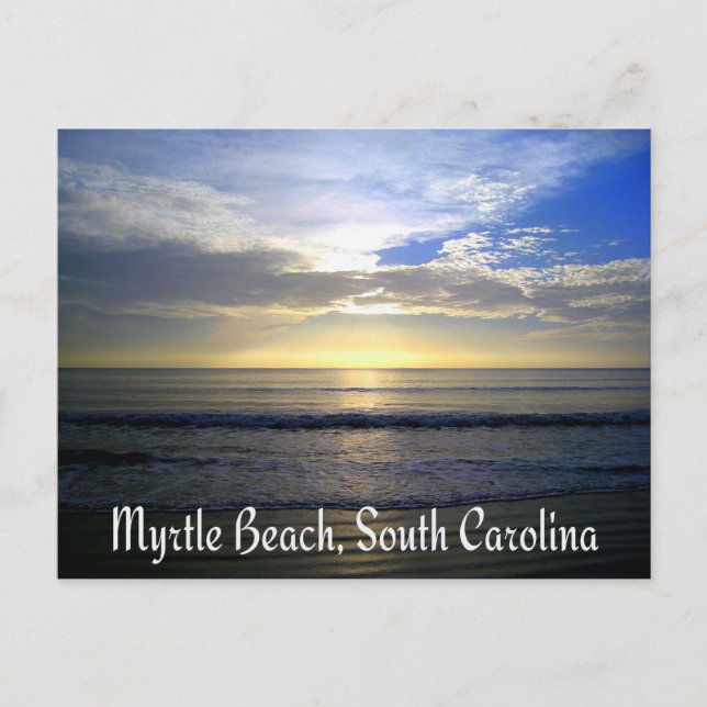 Myrtle Beach South Carolina Sunrise Postcard Postkarte (Vorderseite)