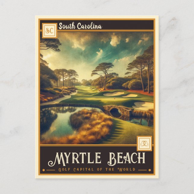 Myrtle Beach, South Carolina | VINTAG Postkarte (Vorderseite)