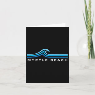 Myrtle Beach South Carolina Waves Mens Womens Boys Karte