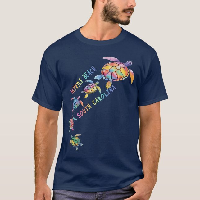 Myrtle Beach South olina Sea Turtle Lover Beach MB T-Shirt (Vorderseite)