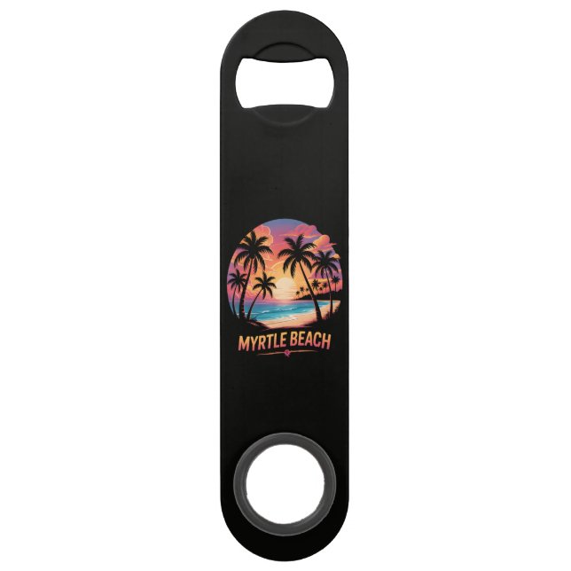 Myrtle Beach Urlaub Surfer  Speed Flaschenöffner (Vorderseite)