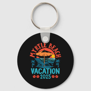 Myrtle Beach Vacation 2025 Souvenir Matching Famil Schlüsselanhänger