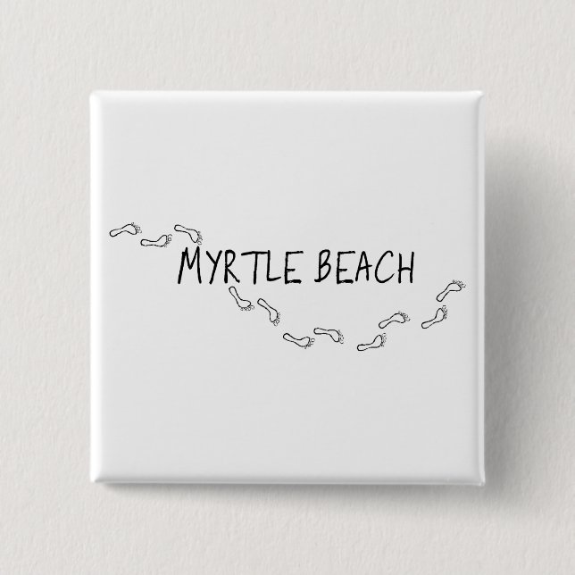 Myrtle- Beachabdrücke Button (Vorderseite)