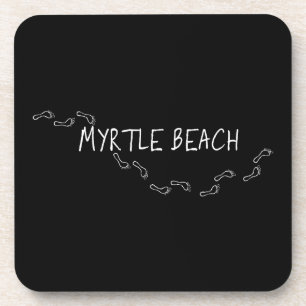 Myrtle- Beachabdrücke Untersetzer