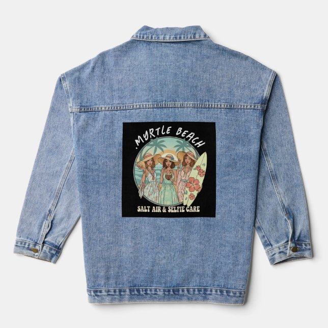 Myrtle Strand Jeansjacke (Rückseite)