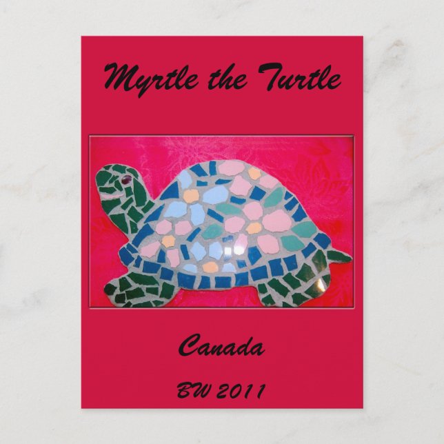 Myrtle the Turtle Canada Postcard Postkarte (Vorderseite)