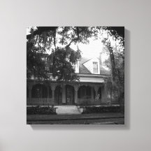 Myrtles Plantation in Schwarzweiß