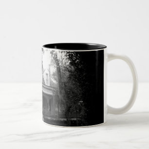 Myrtles Plantation in Schwarzweiß Zweifarbige Tasse