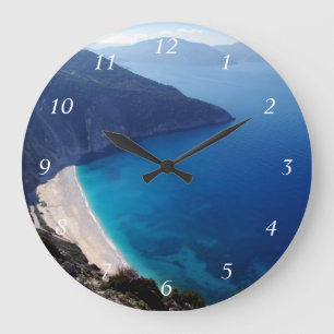 Myrtos - Kefalonia Große Wanduhr