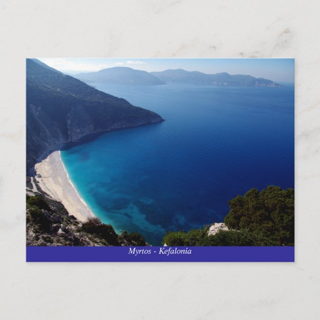 Myrtos - Kefalonia Postkarte (Vorderseite)