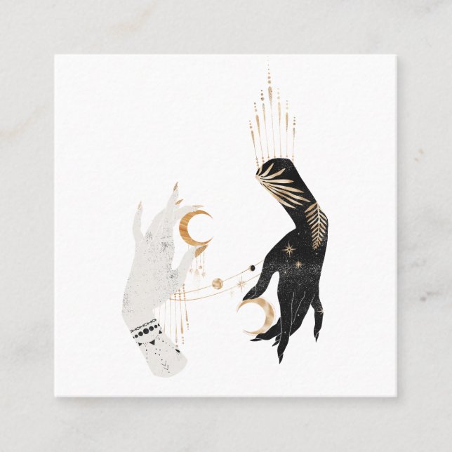 Mysmic Quadratische Visitenkarte (Vorderseite)