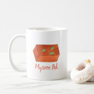 Mysore Pak Indian Sweet Bakery Pastry Koch Food Kaffeetasse