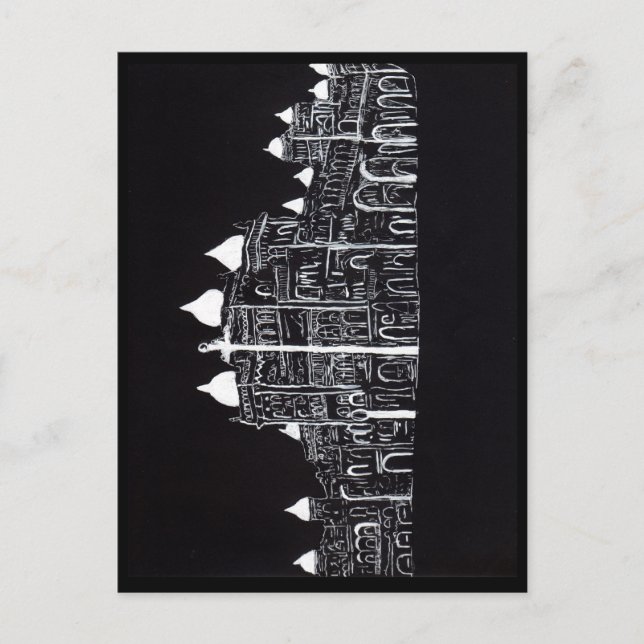 Mysore Palace Indien Feiertagspostkarte (Vorderseite)