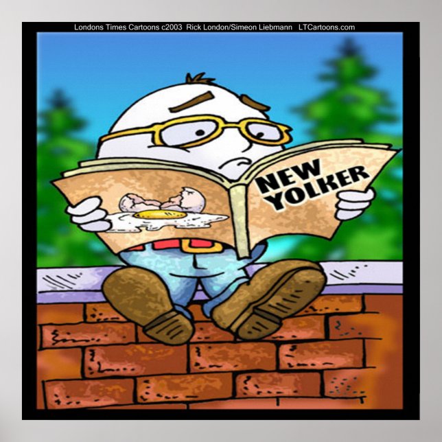Mystère De Humpty Dumpty Funny Rick London Poster (Devant)