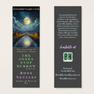 Mystère promotionnel de l'auteur en gris foncé